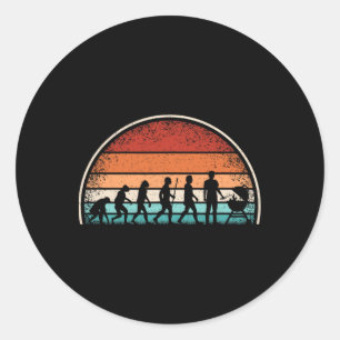 Adesivo Evolution Griling Funny Churrasco Retro Grill Rbec