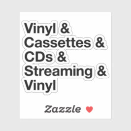 Adesivo Evolution of Music Sticker