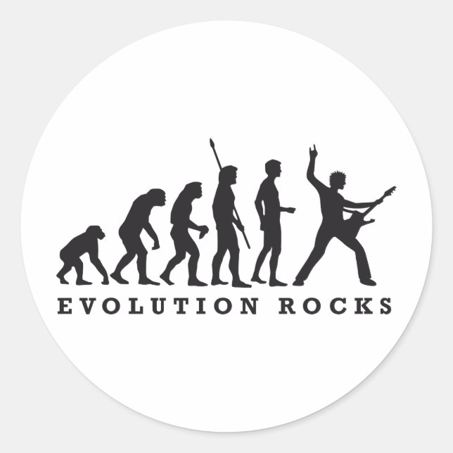 Adesivo evolution rocks (Frente)