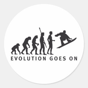 Adesivo evolution snowboard