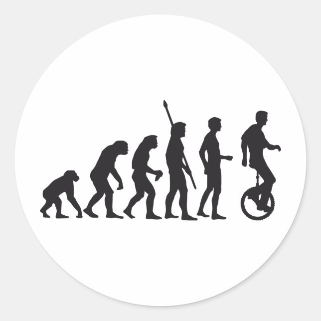Adesivo evolution unicycle (Frente)