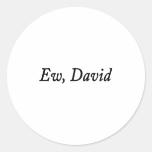 Adesivo Ew David Camisa Engraçada Vintage Retrorando Mulhe