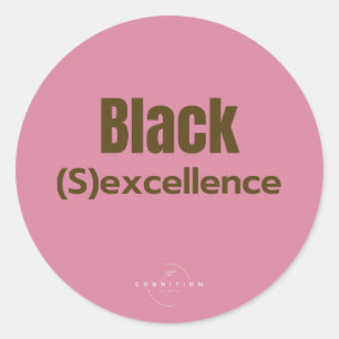 Adesivo Excelência negra;)