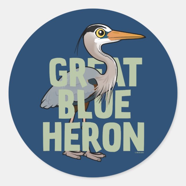 Adesivo Excelente azul Heron (Frente)