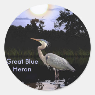 Adesivo EXCELENTE BLUE HERON Stickers