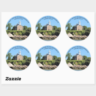 Adesivo Excelente Capitão Lighthouse, TC Round Sticker