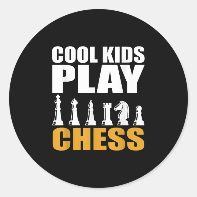 Adesivo Excelente Chess Kids Chess Piece Girls (Frente)