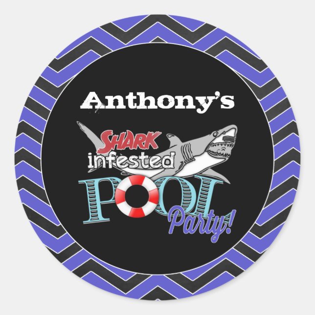 Adesivo Excelente de Festa de aniversário de Piscina de tu (Frente)