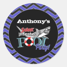 Adesivo Excelente de Festa de aniversário de Piscina de tu