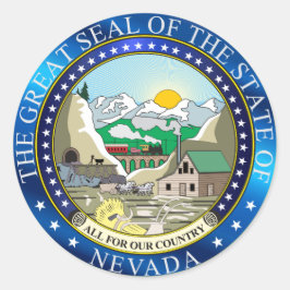 Adesivo Excelente do Estado de Nevada