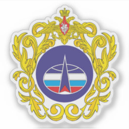 Adesivo Excelente emblema das forças espaciais russas