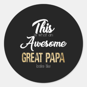 Adesivo Excelente Fantástico Papa Excelente Especial Avô