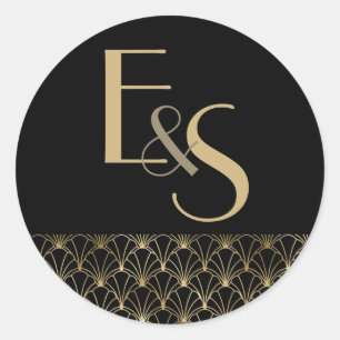 Adesivo Excelente Gatsby art deco elegante do casamento St