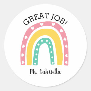 Adesivo Excelente Job Rainbow