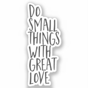 Adesivo Excelente Love Inspiration quote black white vinyl