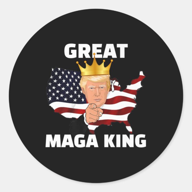 Adesivo Excelente MAGA King (Frente)