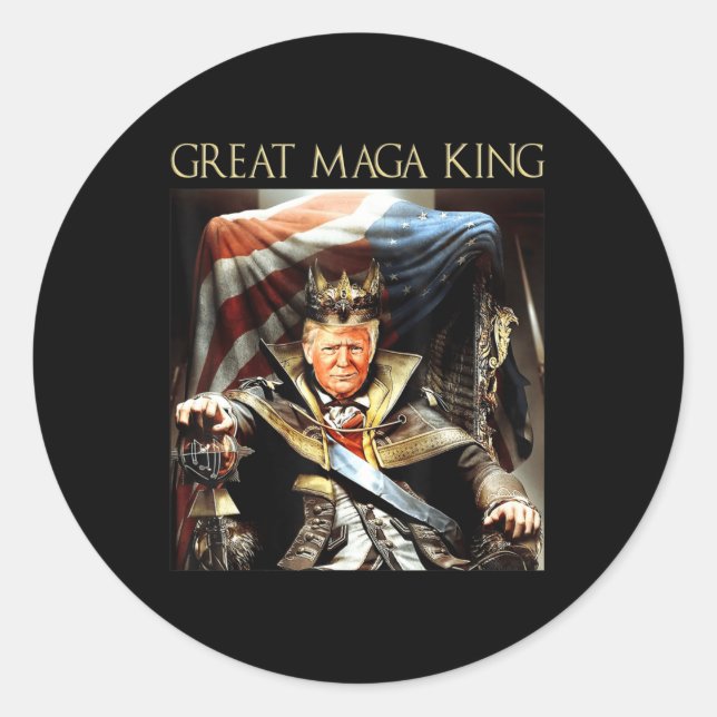 Adesivo Excelente Mega King EUA Bandeira Orud Ultra Maga T (Frente)