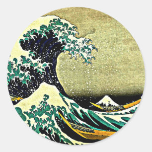 Adesivo Excelente Wave de Kanagawa - Katsushika Hokusai 18