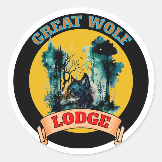 ADESIVO EXCELENTE WOLF LODGE (Frente)