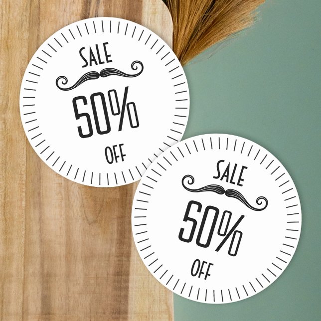 Adesivo exclusivo de promoção de loja negra (Criador carregado)