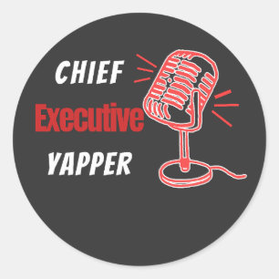 Adesivo Executivo Chefe Yapper – Humor Divertido