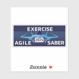 Adesivo Exercício Agile Saber 3 Sticker