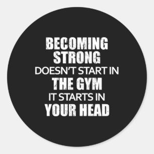 Adesivo Exercício de ginástica Malhação Esportivo Trab