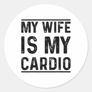 Adesivo Exercício De Malhação De Gym Minha Esposa É Meu Ca