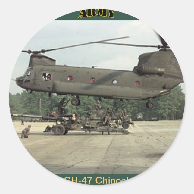 Adesivo Exército americano CH-47 Chinook Sticker (Frente)
