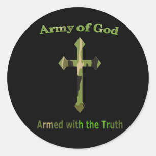Adesivo Exército de Deus Produtos Cristãos