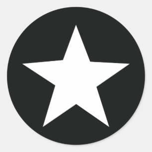 Adesivo Exército de ícone de estrela negra