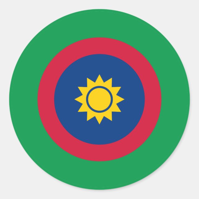 Adesivo Exército de Símbolo da Namíbia (Frente)