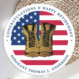 Adesivo Exército Militar retira partido americano