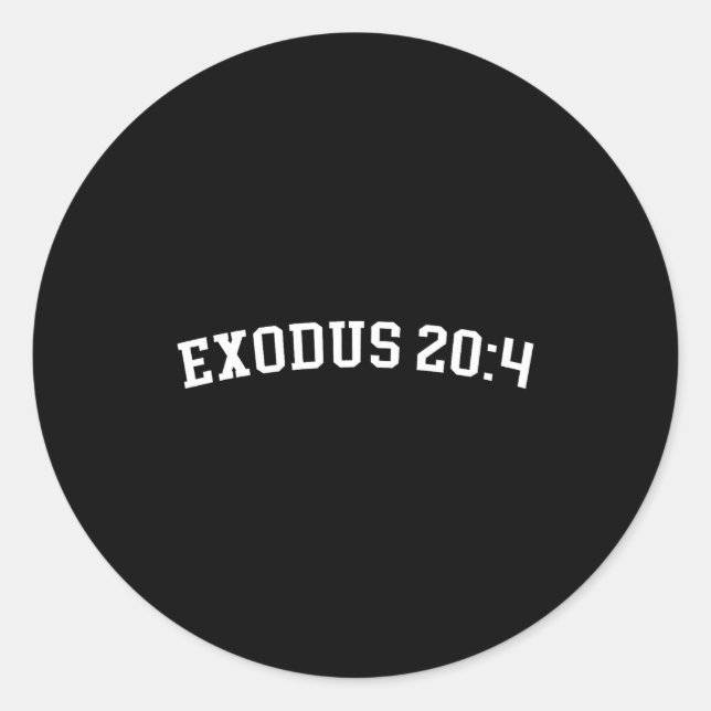 Adesivo Exodus 20_4  (Frente)