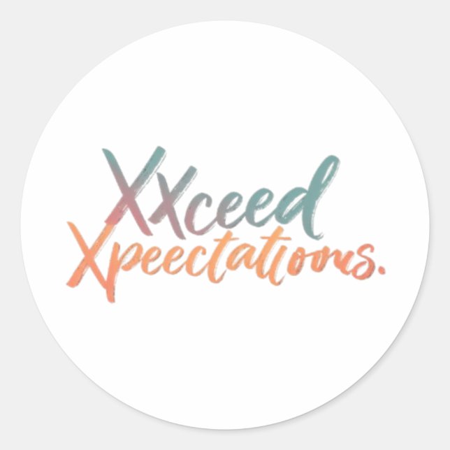 Adesivo Expectativas Excedidas (Frente)
