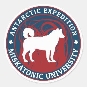 Adesivo Expedição Antártica da Universidade Miskatônica