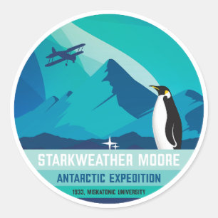 Adesivo Expedição Antártica Starkweather-Moore