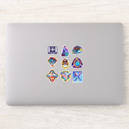 Adesivo Expedição de Estação Espacial Internacional ISS-01