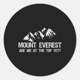 Adesivo Expedição engraçada de escalada ao Monte Everest