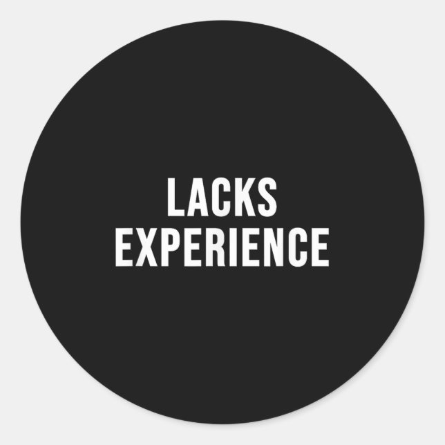 Adesivo Experiência de ausência (Frente)