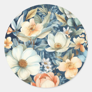 Adesivo Experimente a beleza das flores pintadas à mão