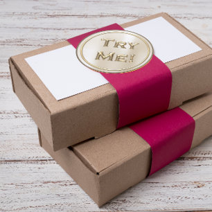 Adesivo Experimente-Me Cinzas Douradas De Marfim Para Reci