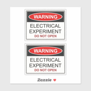 Adesivo Experimento Elétrico