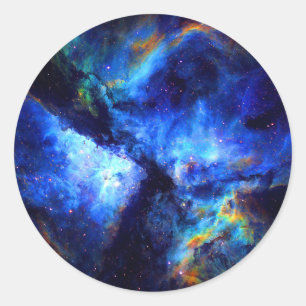 Adesivo exploração espacial nebula astronomia nasa