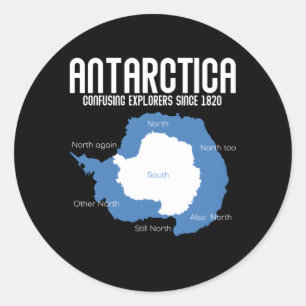 Adesivo Exploradores Confundidos Da Antártica Desde 1820 A