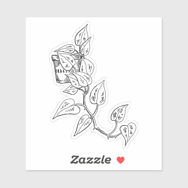 Adesivo Explorando o Pothos Sticker (Folha)