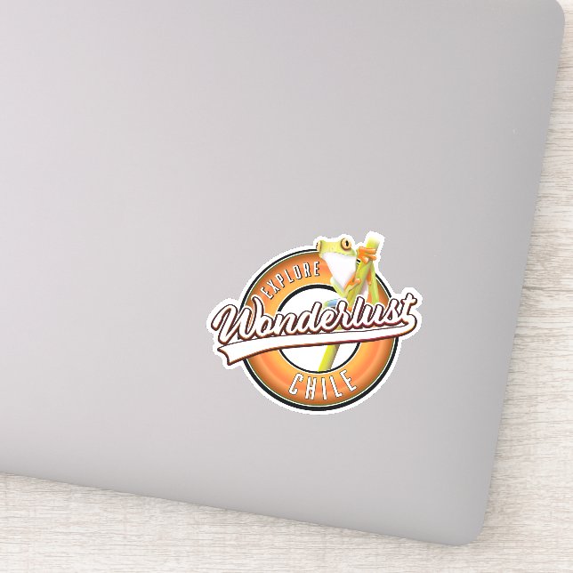 Adesivo explorar o Chile maravilhosamente (Detalhe)