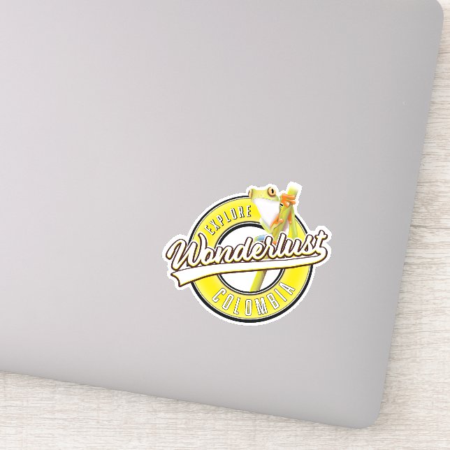 Adesivo explore a Colômbia maravilhosamente (Detalhe)