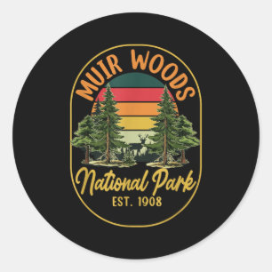 Adesivo Explore a natureza em muir woods est 1908 nacional