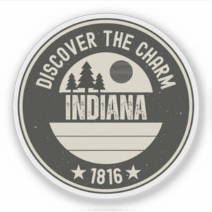 Adesivo Explore Indiana - Designs para Cada Amante